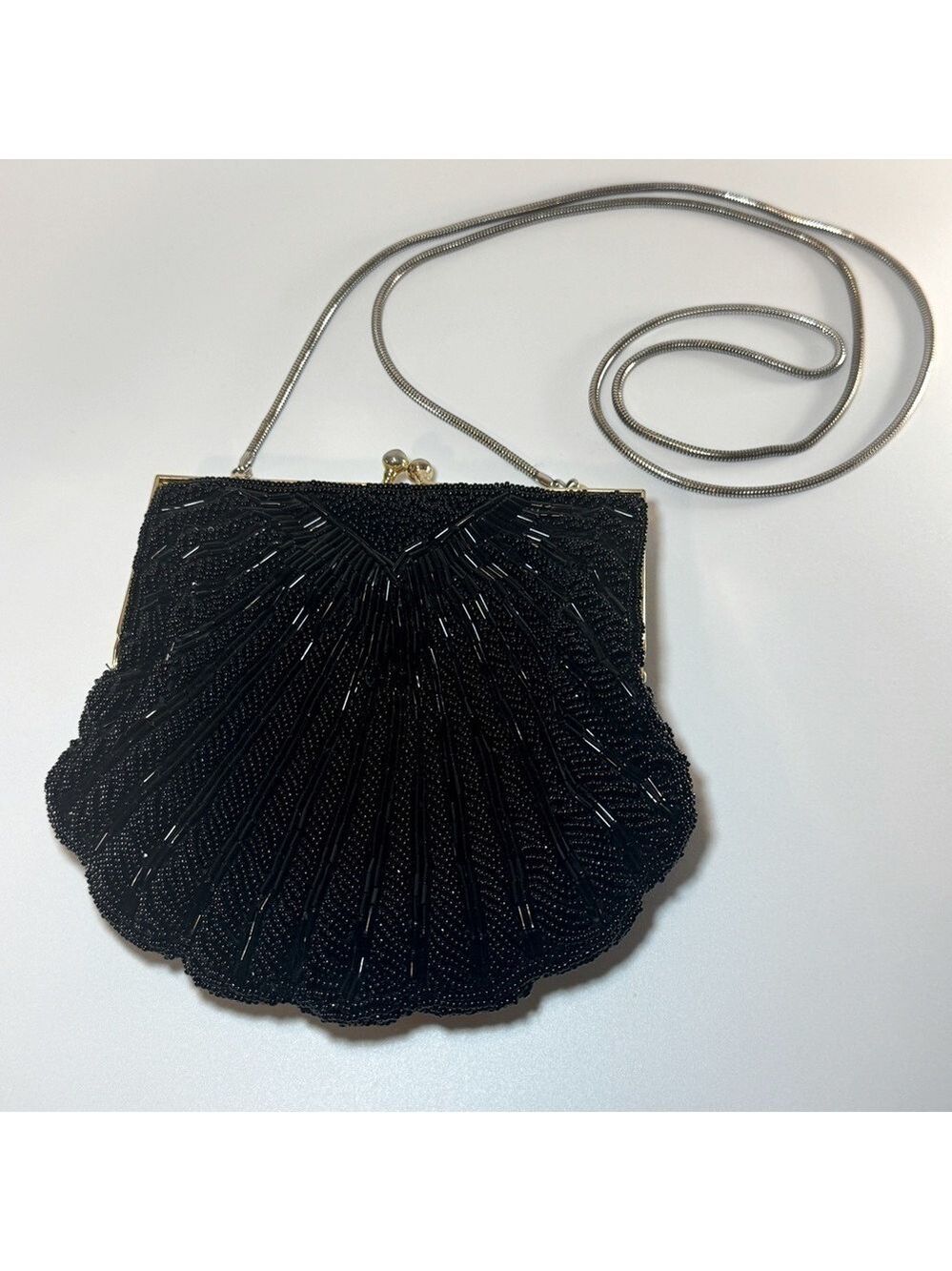 Black evening bag